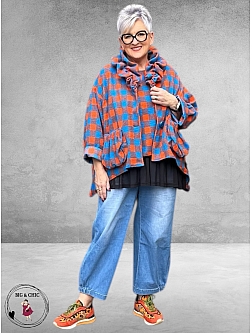 VINCENZO ALLOCCA Vest Oranje/Blauw